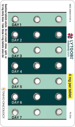 LYTGOBI® (futibatinib) tablets 21 tablet DosePak